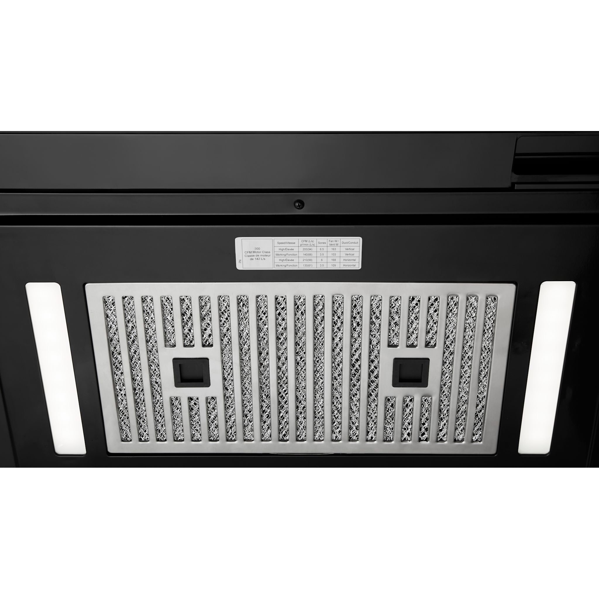 Micro-ondes Whirlpool à hotte intégrée (UMMS5024SS) - Acier inoxydable