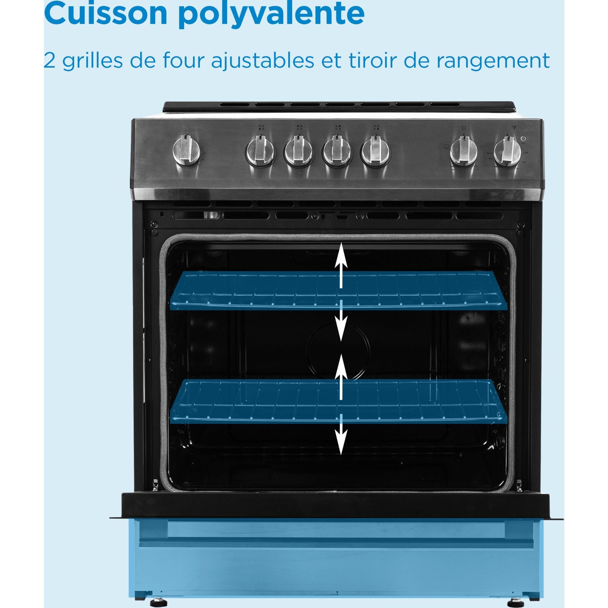 Cuisinière électrique Danby 30 (DRRM300BSSC) - Acier inoxydable