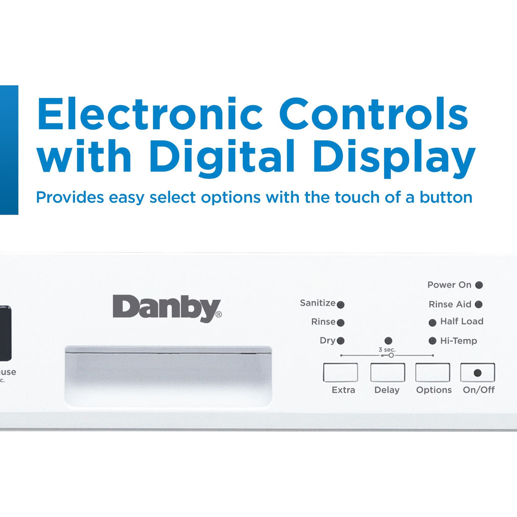 Lave-vaisselle Danby (DDW18D1EW) - Blanc